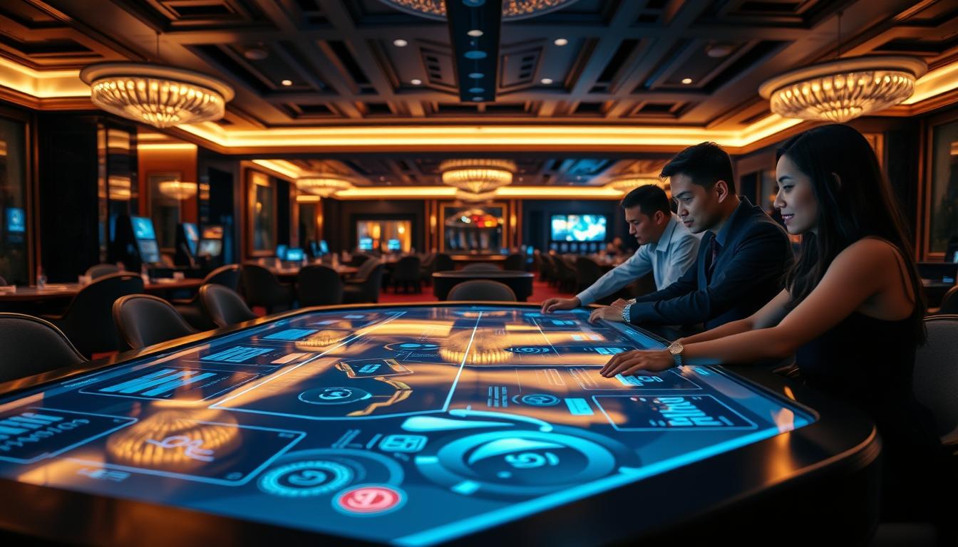 meja permainan interaktif live casino