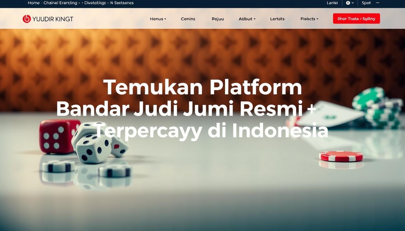Temukan Platform Bandar Judi Resmi Terpercaya di Indonesia