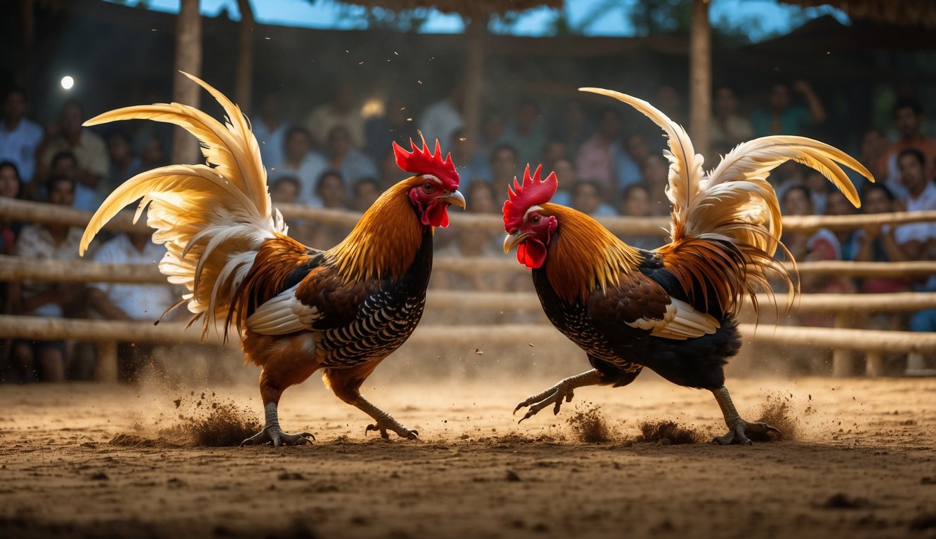 Judi Sabung Ayam Dengan Laga Jago Paling Sengit di Arena, Serunya Pertarungan Tak Terlupakan